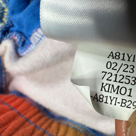 The North Face Rainbow Fleece Shorts Men's M Colorful Drawstring Hiking Running - Picture 10 of 11